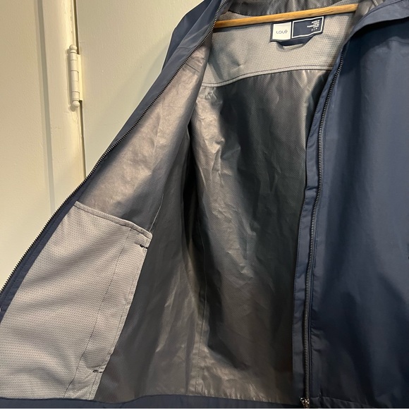 Lolë size S blue windbreaker spring jacket - Picture 4 of 8